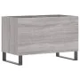 Mueble discos madera contrachapada gris sonoma 74,5x38x48 cm de vidaXL, Almacenamiento para CD y DVD - Ref: Foro24-831738, Pr...