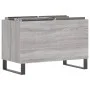 Mueble discos madera contrachapada gris sonoma 74,5x38x48 cm de vidaXL, Almacenamiento para CD y DVD - Ref: Foro24-831738, Pr...