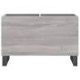 Mueble discos madera contrachapada gris sonoma 74,5x38x48 cm de vidaXL, Almacenamiento para CD y DVD - Ref: Foro24-831738, Pr...