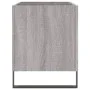 Mueble discos madera contrachapada gris sonoma 74,5x38x48 cm de vidaXL, Almacenamiento para CD y DVD - Ref: Foro24-831738, Pr...