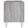 Sonoma gray engineered wood record cabinet 85x38x48 cm by vidaXL, CD and DVD storage - Ref: Foro24-831706, Price: 45,86 €, Di...