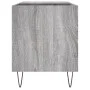 Sonoma gray engineered wood record cabinet 85x38x48 cm by vidaXL, CD and DVD storage - Ref: Foro24-831706, Price: 45,40 €, Di...