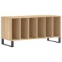 Plattenschrank aus Sonoma-Eichensperrholz, 100 x 38 x 48 cm von vidaXL, CD- und DVD-Speicher - Ref: Foro24-831759, Preis: 84,...
