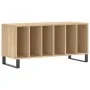 Sonoma oak plywood disc cabinet 100x38x48 cm by vidaXL, CD and DVD storage - Ref: Foro24-831759, Price: 84,45 €, Discount: %
