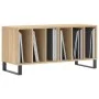 Sonoma oak plywood disc cabinet 100x38x48 cm by vidaXL, CD and DVD storage - Ref: Foro24-831759, Price: 84,45 €, Discount: %