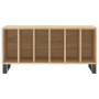 Plattenschrank aus Sonoma-Eichensperrholz, 100 x 38 x 48 cm von vidaXL, CD- und DVD-Speicher - Ref: Foro24-831759, Preis: 84,...
