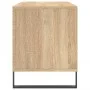 Sonoma oak plywood disc cabinet 100x38x48 cm by vidaXL, CD and DVD storage - Ref: Foro24-831759, Price: 84,45 €, Discount: %