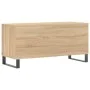 Sonoma oak plywood disc cabinet 100x38x48 cm by vidaXL, CD and DVD storage - Ref: Foro24-831759, Price: 84,45 €, Discount: %