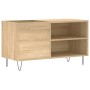 Sonoma Eiche Holzwerkstoff Scheibenmöbel 85x38x48 cm von vidaXL, CD- und DVD-Speicher - Ref: Foro24-831703, Preis: 51,29 €, R...