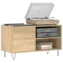 Engineered wood record cabinet in Sonoma oak, 85x38x48 cm. by vidaXL, CD and DVD storage - Ref: Foro24-831703, Price: 50,70 €...