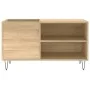 Engineered wood record cabinet in Sonoma oak, 85x38x48 cm. by vidaXL, CD and DVD storage - Ref: Foro24-831703, Price: 50,70 €...