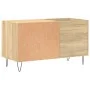 Engineered wood record cabinet in Sonoma oak, 85x38x48 cm. by vidaXL, CD and DVD storage - Ref: Foro24-831703, Price: 50,70 €...