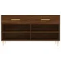 Engineered wood shoe bench in brown oak color, 102x35x55 cm. by vidaXL, Shoe racks and shoe organizers - Ref: Foro24-829731, ...
