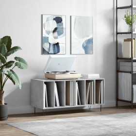 Plattenschrank aus betongrauem Sperrholz, 100 x 38 x 48 cm von vidaXL, CD- und DVD-Speicher - Ref: Foro24-831752, Preis: 63,6...