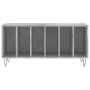 Concrete gray plywood disc cabinet 100x38x48 cm by vidaXL, CD and DVD storage - Ref: Foro24-831752, Price: 63,61 €, Discount: %