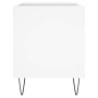 White engineered wood record cabinet 85x38x48 cm by vidaXL, CD and DVD storage - Ref: Foro24-831700, Price: 53,72 €, Discount: %