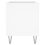 White engineered wood record cabinet 85x38x48 cm by vidaXL, CD and DVD storage - Ref: Foro24-831700, Price: 53,08 €, Discount: %
