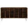 Scheibenschrank aus geräuchertem Eichensperrholz, 100 x 38 x 48 cm von vidaXL, CD- und DVD-Speicher - Ref: Foro24-831753, Pre...