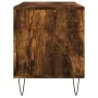 Scheibenschrank aus geräuchertem Eichensperrholz, 100 x 38 x 48 cm von vidaXL, CD- und DVD-Speicher - Ref: Foro24-831753, Pre...