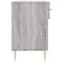 Sonoma gray engineered wood shoe bench 102x35x55 cm by vidaXL, Shoe racks and shoe organizers - Ref: Foro24-829730, Price: 54...