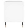 Engineered wood record storage unit in white, 85x38x48 cm by vidaXL, CD and DVD storage - Ref: Foro24-831692, Price: 54,45 €,...