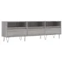 Sonoma gray plywood TV cabinet 150x30x44.5 cm by vidaXL, TV Furniture - Ref: Foro24-831282, Price: 83,91 €, Discount: %