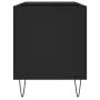 Engineered wood record cabinet in black, 85x38x48 cm by vidaXL, CD and DVD storage - Ref: Foro24-831701, Price: 46,72 €, Disc...