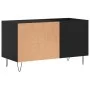 Engineered wood record cabinet in black, 85x38x48 cm by vidaXL, CD and DVD storage - Ref: Foro24-831701, Price: 46,72 €, Disc...