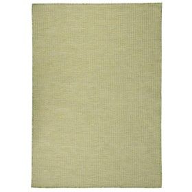 Flachgewebter grüner Außenteppich 140x200 cm von vidaXL, Teppiche - Ref: Foro24-340810, Preis: 53,30 €, Rabatt: %