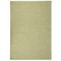 Alfombra de exterior de tejido plano verde 140x200 cm de vidaXL, Alfombras - Ref: Foro24-340810, Precio: 55,62 €, Descuento: %