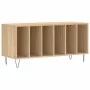 Scheibenschrank aus Sonoma-Eichensperrholz, 100 x 38 x 48 cm von vidaXL, CD- und DVD-Speicher - Ref: Foro24-831751, Preis: 68...
