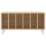 Scheibenschrank aus Sonoma-Eichensperrholz, 100 x 38 x 48 cm von vidaXL, CD- und DVD-Speicher - Ref: Foro24-831751, Preis: 68...