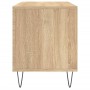 Scheibenschrank aus Sonoma-Eichensperrholz, 100 x 38 x 48 cm von vidaXL, CD- und DVD-Speicher - Ref: Foro24-831751, Preis: 67...