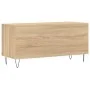 Scheibenschrank aus Sonoma-Eichensperrholz, 100 x 38 x 48 cm von vidaXL, CD- und DVD-Speicher - Ref: Foro24-831751, Preis: 68...