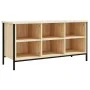 Mueble zapatero madera contrachapada roble Sonoma 100x35x50 cm de vidaXL, Zapateros y organizadores de calzado - Ref: Foro24-...