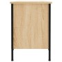 Mueble zapatero madera contrachapada roble Sonoma 100x35x50 cm
