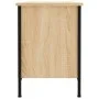 Mueble zapatero madera contrachapada roble Sonoma 100x35x50 cm de vidaXL, Zapateros y organizadores de calzado - Ref: Foro24-...