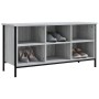 Sonoma gray plywood shoe cabinet 100x35x50 cm by vidaXL, Shoe racks and shoe organizers - Ref: Foro24-831841, Price: 58,42 €,...
