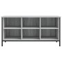 Sonoma gray plywood shoe cabinet 100x35x50 cm by vidaXL, Shoe racks and shoe organizers - Ref: Foro24-831841, Price: 58,42 €,...