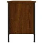Schuhregal aus braunem Eichensperrholz, 100 x 35 x 50 cm von vidaXL, Schuhregale und Schuhorganisatoren - Ref: Foro24-831842,...