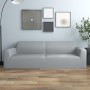 Funda elástica para sillón de 3 plazas poliéster jersey gris de vidaXL, Fundas - Ref: Foro24-332942, Precio: 27,87 €, Descuen...