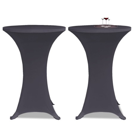 Elastic cover for table 2 units 80 cm anthracite gray by vidaXL, Covers - Ref: Foro24-131430, Price: 28,68 €, Discount: %