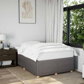 Estructura de cama sin colchón tela gris taupe 120x200 cm en Camas y somieres | Comprar online en Foro24