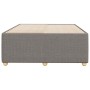 Estructura de cama sin colchón tela gris taupe 120x200 cm