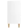 Nightstand wooden legs 2 pcs glossy white 40x35x69 cm by vidaXL, Nightstands - Ref: Foro24-805900, Price: 107,47 €, Discount: %