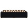 Cama sin colchón tela negro 140x190 cm