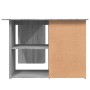 Sonoma Eckschreibtisch aus grauem Sperrholz 145x100x76 cm von vidaXL, Schreibtische - Ref: Foro24-815442, Preis: 183,00 €, Ra...