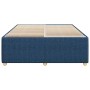 Cama sin colchón tela azul 140x190 cm