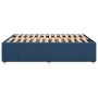 Cama sin colchón tela azul 140x190 cm