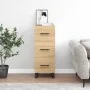Sideboard aus Sonoma-Eichensperrholz, 34,5 x 34 x 90 cm von vidaXL, Sideboards - Ref: Foro24-828631, Preis: 96,27 €, Rabatt: %